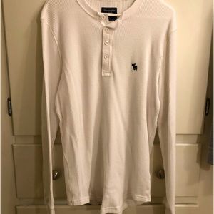 Abercrombie, long sleeve, men’s knit shirt, size XL, Like new